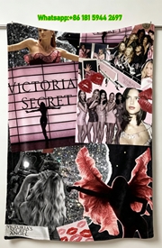 Victoria's Secret Angels Flannel Fleece Throw Blanket V155
